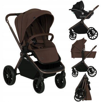 Універсальна коляска 3 в 1 Lionelo MIKA PLUS 3IN1 MOCHA MOUSSE 115230291 фото