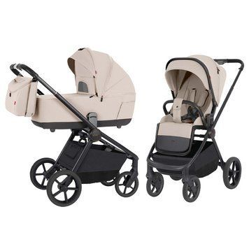 Коляска універсальна CARRELLO Epica CRL-8510 (2in1) Almond Beige 2026 113153 фото