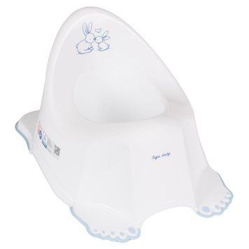 Горщик з антиковзаючим покриттям Tega LITTLE BUNNY Anti slip potty KR-001-103 white (білий) 681442 фото
