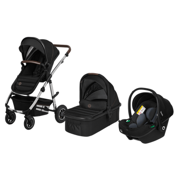 Універсальна коляска 3 в 1 Lionelo AMBER BLACK SILVER 88660193 фото