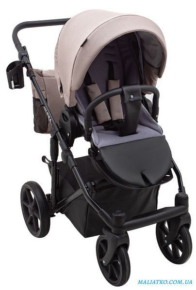Коляска 2 в 1 Bair Ultra Soft U-774 капучино 1000680619 фото