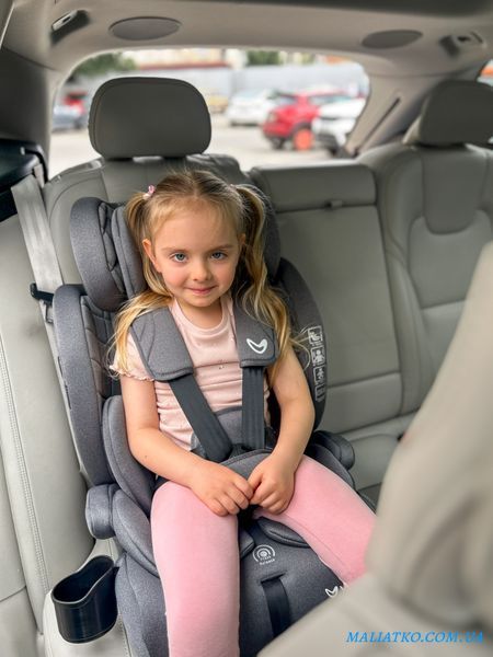 Автокрісло VELANO Flexo i-Size 76&ndash;150 см, ISOFIX + Top Tether/ремінь, grey sf59727 фото