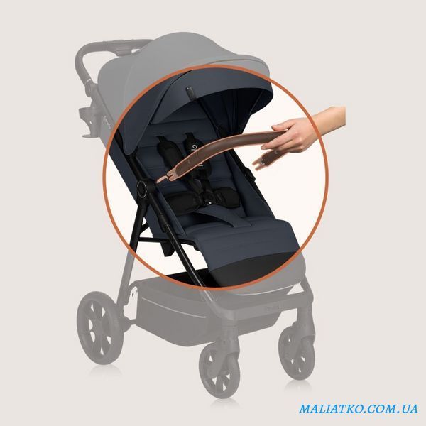 Прогулянкова коляска Lionelo IVA GREY GRAPHITE 112116682 фото