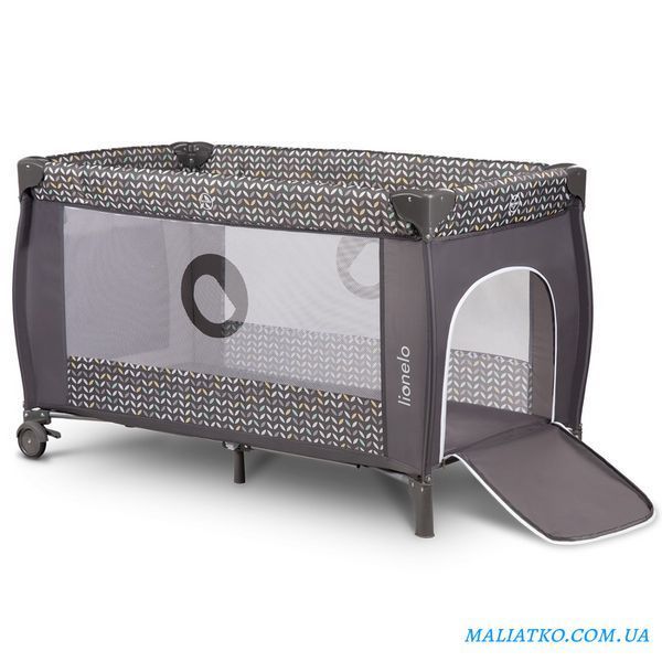 Ліжечко-манеж Lionelo SVEN PLUS GREY SCANDI 21201479 фото