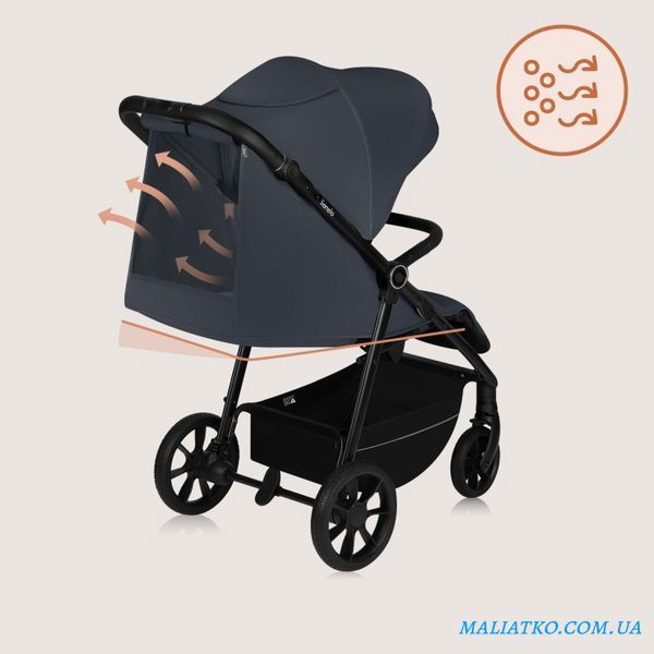 Прогулянкова коляска Lionelo IVA GREY GRAPHITE 112116682 фото