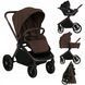 Універсальна коляска 3 в 1 Lionelo MIKA PLUS 3IN1 MOCHA MOUSSE 115230291 фото 1