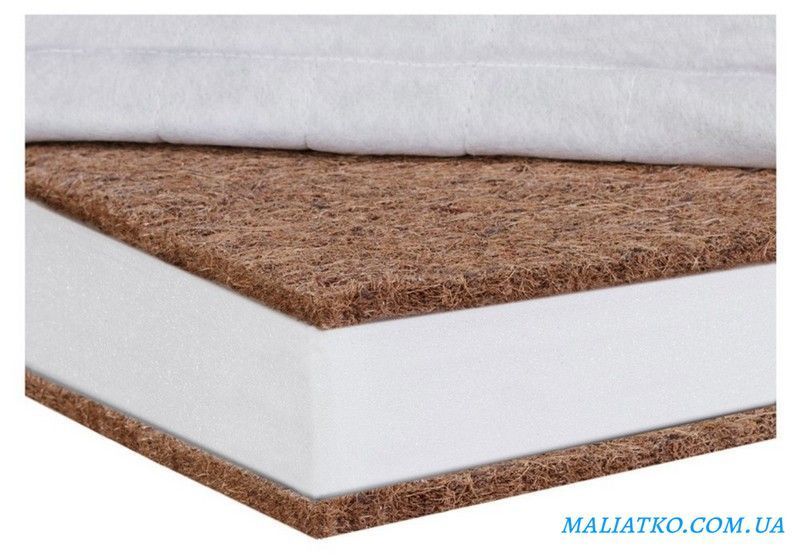 Дитячий матрац Sweet Sleep Organic Cotton Comfort Premium 12 см (Кокос-Піна-Кокос) 7751201 фото