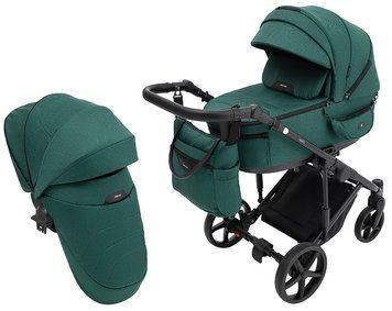 Коляска 2 в 1 Adamex Zico Tip TK-52 тёмно-зелёный 1000680844 фото