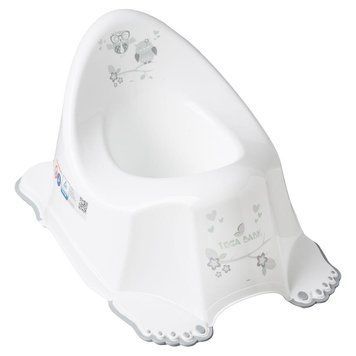 Горщик з антиковзаючим покриттям Tega OWLS Anti slip potty SO-001-103 white (білий) 681425 фото