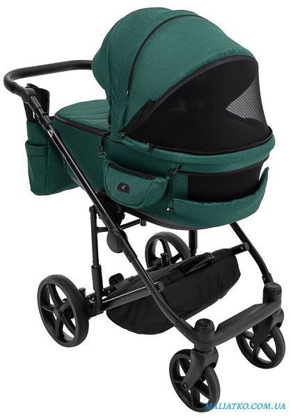 Коляска 2 в 1 Adamex Zico Tip TK-52 тёмно-зелёный 1000680844 фото