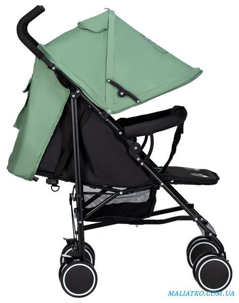 Коляска для дитини прогулянкова FreeON Simple, black - dark green sf43571 фото