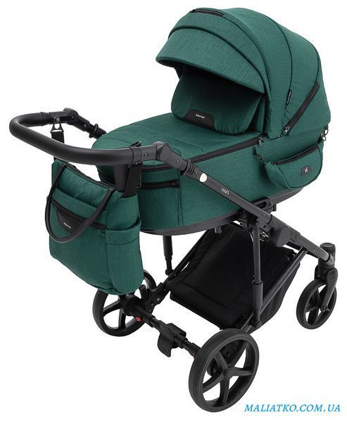 Коляска 2 в 1 Adamex Zico Tip TK-52 тёмно-зелёный 1000680844 фото