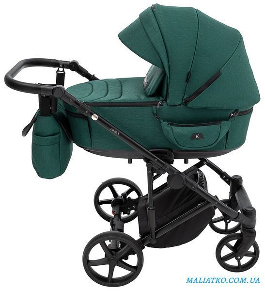 Коляска 2 в 1 Adamex Zico Tip TK-52 тёмно-зелёный 1000680844 фото