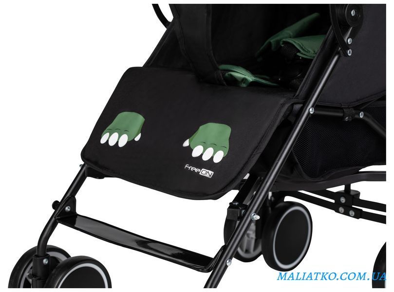 Коляска для дитини прогулянкова FreeON Simple, black - dark green sf43571 фото
