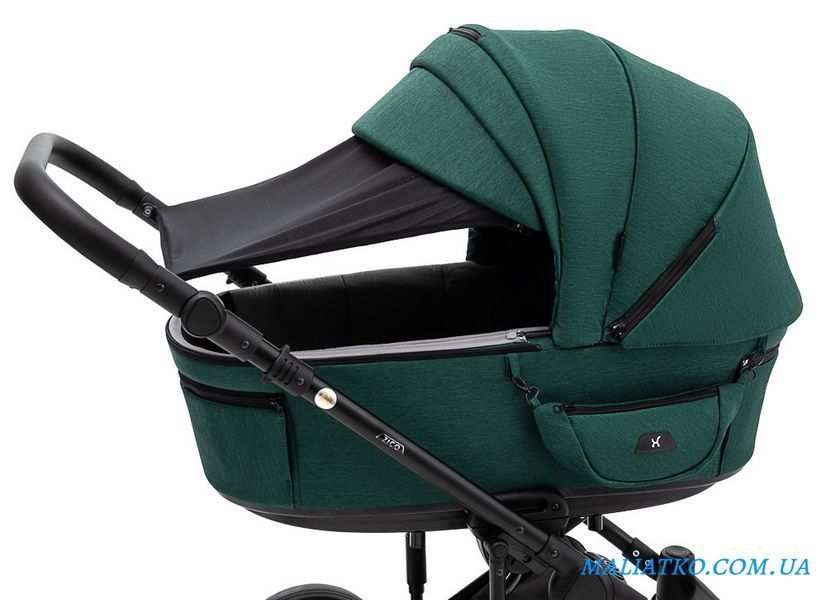 Коляска 2 в 1 Adamex Zico Tip TK-52 тёмно-зелёный 1000680844 фото