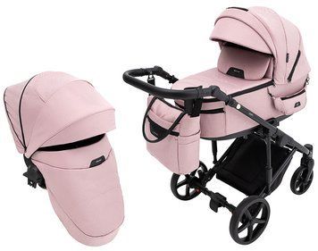 Коляска 2 в 1 Adamex Zico Tip TK-24 розовый 1000680843 фото