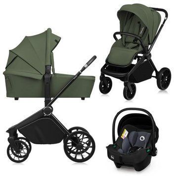 Універсальна коляска 3 в 1 Lionelo MIKA PLUS 3IN1 GREEN OLIVE 91045027 фото