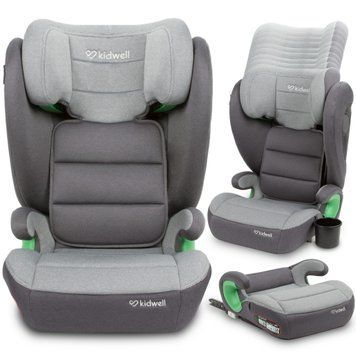 Дитяче автокрісло Kidwell Weston I-Size ISOFIX 100-150см (15-36кг) dark grey 6934 фото