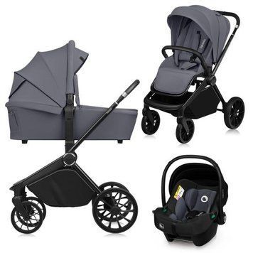 Універсальна коляска 3 в 1 Lionelo MIKA PLUS 3IN1 GREY STONE 91045949 фото