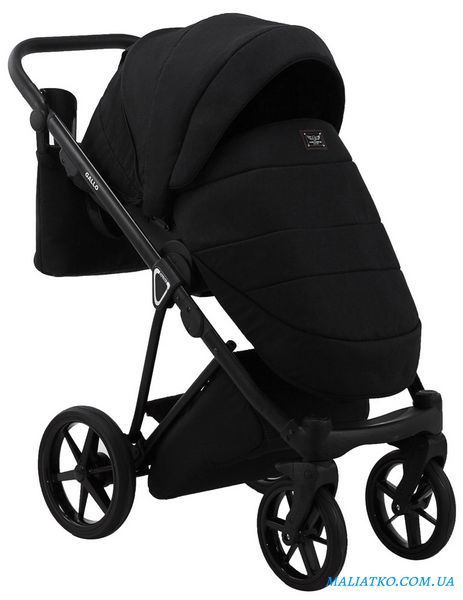 Коляска 2 в 1 Adamex Gallo Thermo GA-12 black diamond 1000625522 фото