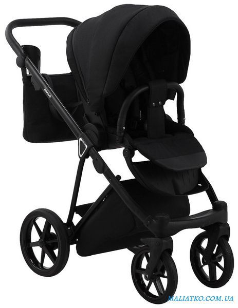 Коляска 2 в 1 Adamex Gallo Thermo GA-12 black diamond 1000625522 фото
