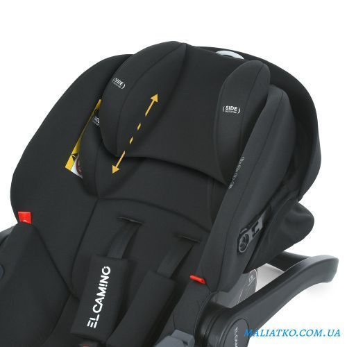 Автокрісло дитяче ME 1186 i-KEEP Melange Jet Black 308585 фото