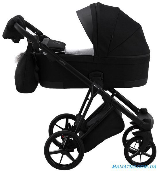 Коляска 2 в 1 Adamex Gallo Thermo GA-12 black diamond 1000625522 фото