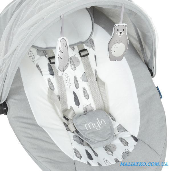 Заколисуючий центр ME 1074 MYLA Soft Gray 266800 фото
