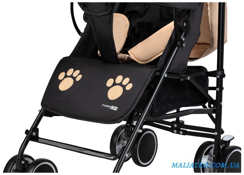 Коляска для дитини прогулянкова FreeON Simple, black - yellow sf43573 фото