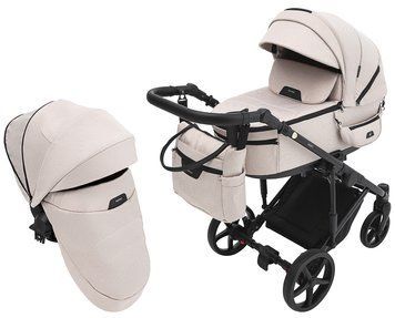 Коляска 2 в 1 Adamex Zico Tip TK-20 бежевый 1000680841 фото