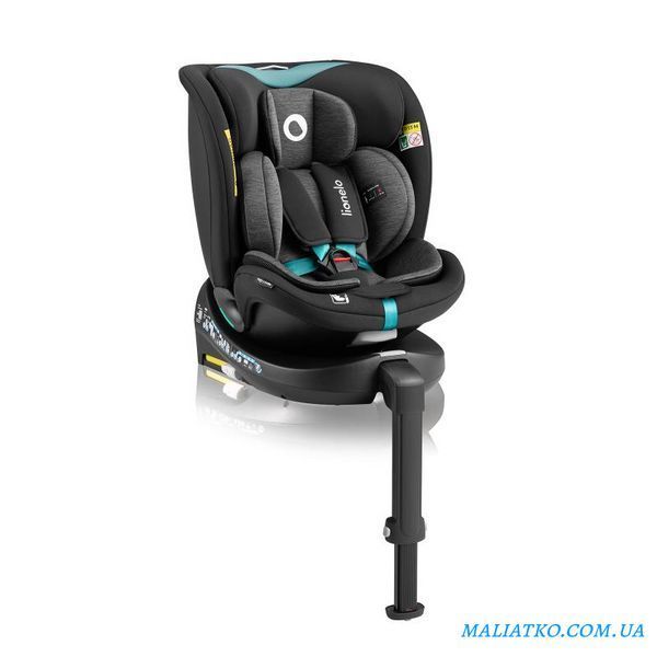 Дитяче автокрісло Lionelo NAVY I-SIZE BLACK TURQUOISE 91166220 фото