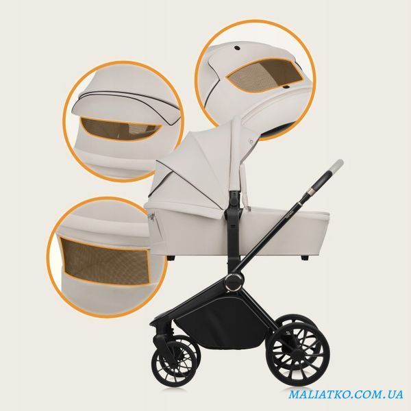 Універсальна коляска 3 в 1 Lionelo MIKA PLUS 3IN1 BEIGE SAND 91046293 фото