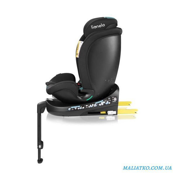 Дитяче автокрісло Lionelo NAVY I-SIZE BLACK TURQUOISE 91166220 фото