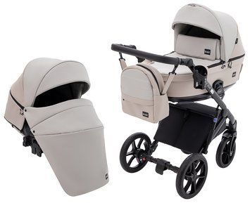 Коляска 2 в 1 Bair Kiwi Plus ECO BKP-32/33 бежевый / капучино 1000680898 фото