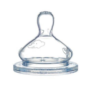 Силіконова соска BEBE CONFORT Emotion 2шт розмір S1 три швидкості широка основа 000040176 фото
