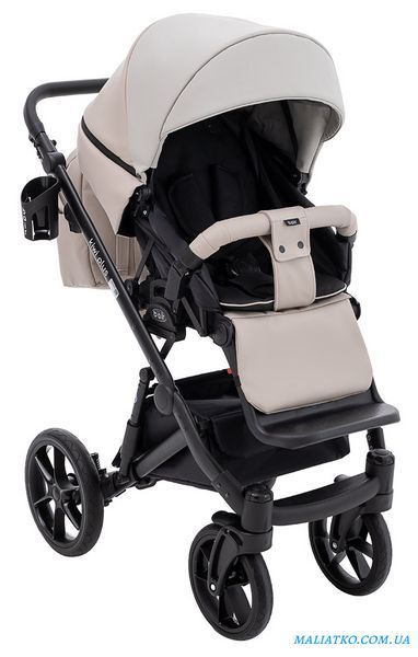 Коляска 2 в 1 Bair Kiwi Plus ECO BKP-32/33 бежевый / капучино 1000680898 фото
