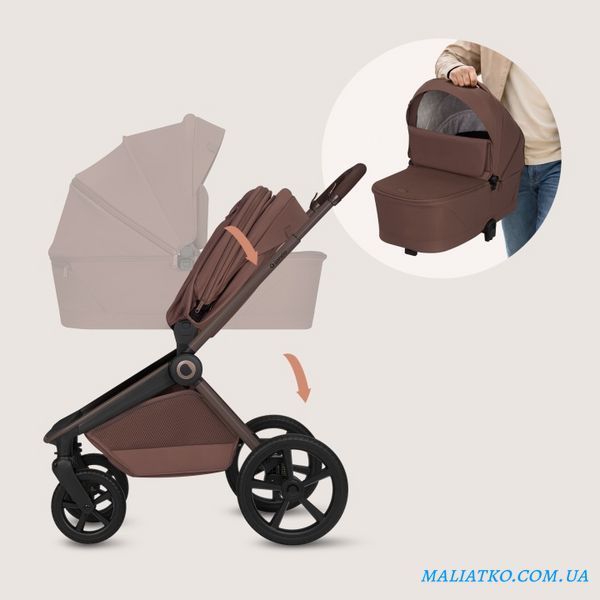 Універсальна коляска 2 в 1 Lionelo FREYA 2IN1 BROWN CHOCOLATE 130757167 фото