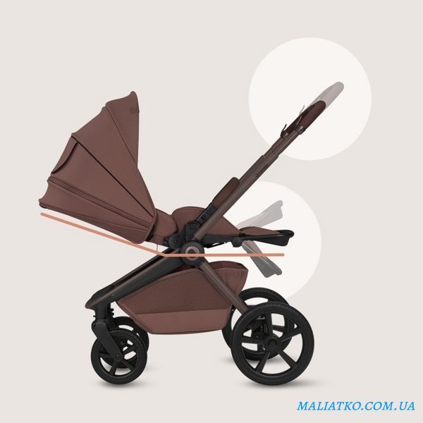 Універсальна коляска 2 в 1 Lionelo FREYA 2IN1 BROWN CHOCOLATE 130757167 фото