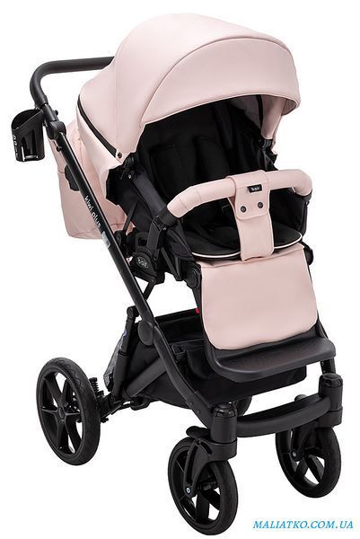 Коляска 2 в 1 Bair Kiwi Plus ECO BKP-28 розовый пудра 1000680901 фото