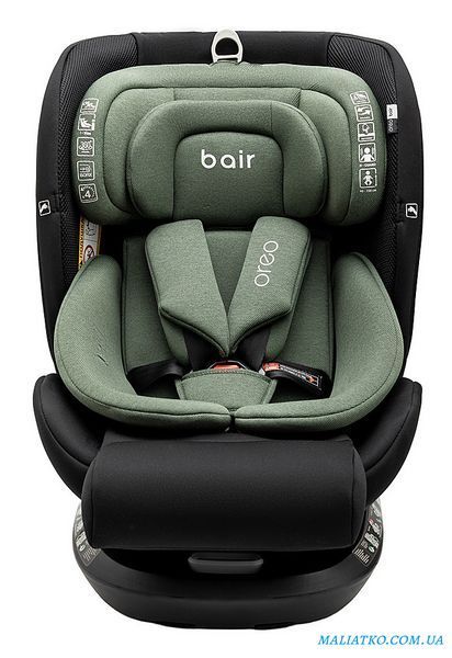 Автокресло Bair Oreo 360 i-size Iso-fix BO-05 black-green 1000681959 фото