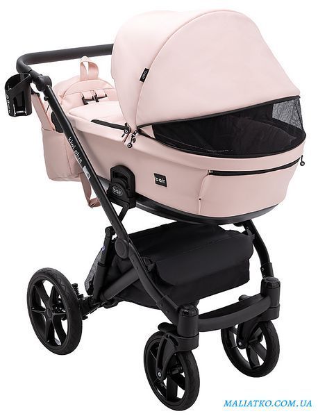 Коляска 2 в 1 Bair Kiwi Plus ECO BKP-28 розовый пудра 1000680901 фото