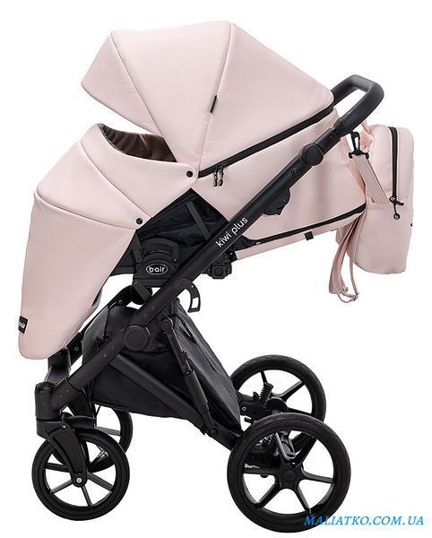 Коляска 2 в 1 Bair Kiwi Plus ECO BKP-28 розовый пудра 1000680901 фото