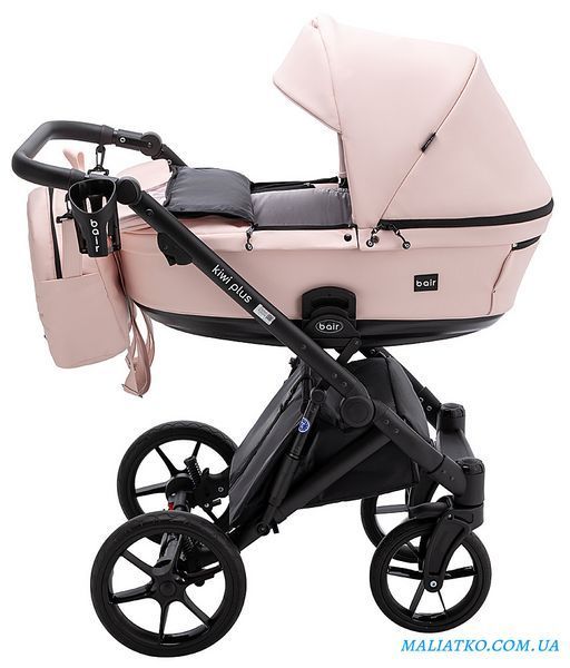 Коляска 2 в 1 Bair Kiwi Plus ECO BKP-28 розовый пудра 1000680901 фото