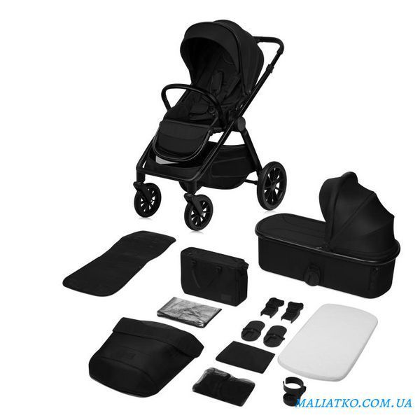 Універсальна коляска 2 в 1 Lionelo LAYLA 2IN1 BLACK ONYX 91055710 фото