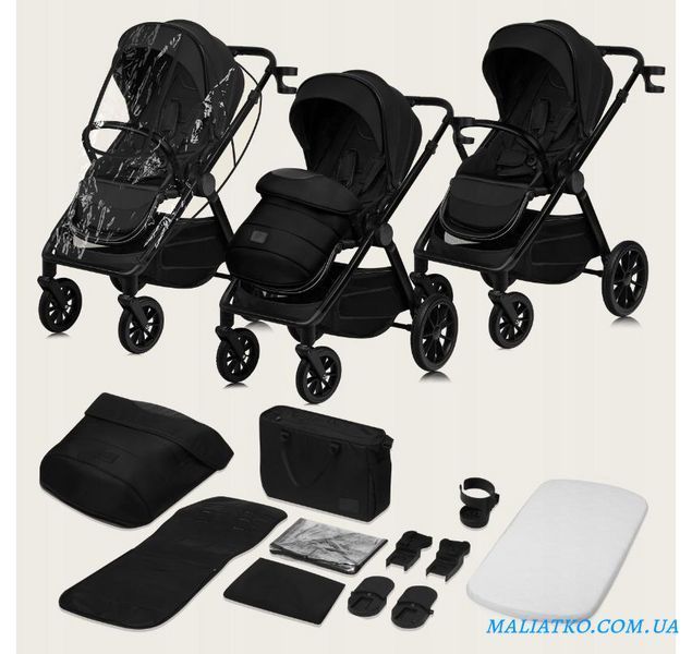 Універсальна коляска 2 в 1 Lionelo LAYLA 2IN1 BLACK ONYX 91055710 фото