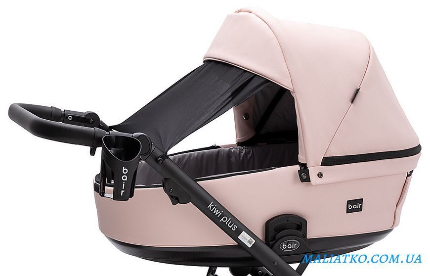 Коляска 2 в 1 Bair Kiwi Plus ECO BKP-28 розовый пудра 1000680901 фото