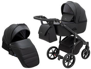 Коляска 2 в 1 Adamex Nola Eco SA-2 черный 1000681677 фото