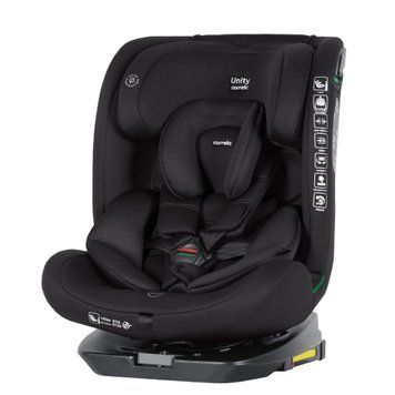 Автокрісло CARRELLO Unity CRL-17010 Totality Black i-Size 40-150см ISOFIX, поворот /1/ CRL-17010 Accord Grey фото