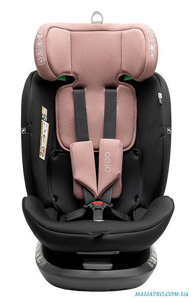 Автокресло Bair Oreo 360 i-size Iso-fix BO-04 black-pink 1000681958 фото