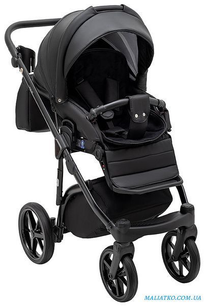 Коляска 2 в 1 Adamex Nola Eco SA-2 черный 1000681677 фото